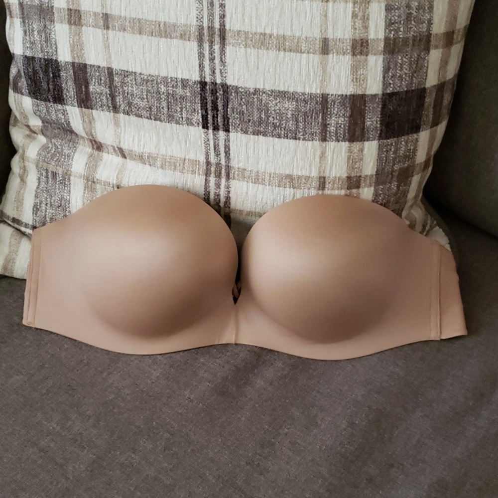 Victoria's Secret Nude Strapless Bra 36C